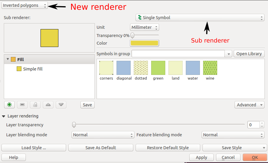 Inverted filling of polygon in QGIS - Geographic Information Systems Stack  Exchange