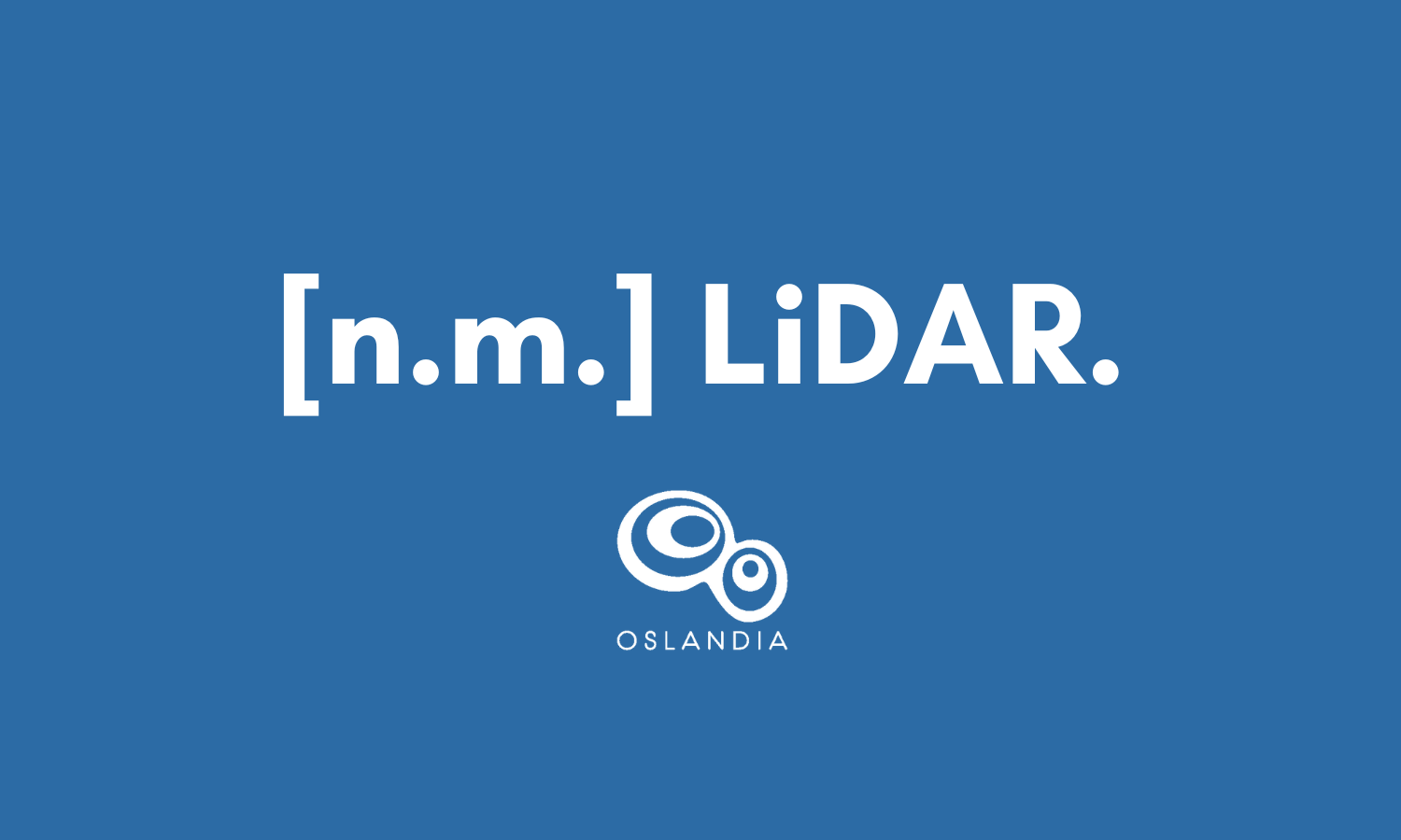 [1’Tech by Oslandia] LiDAR