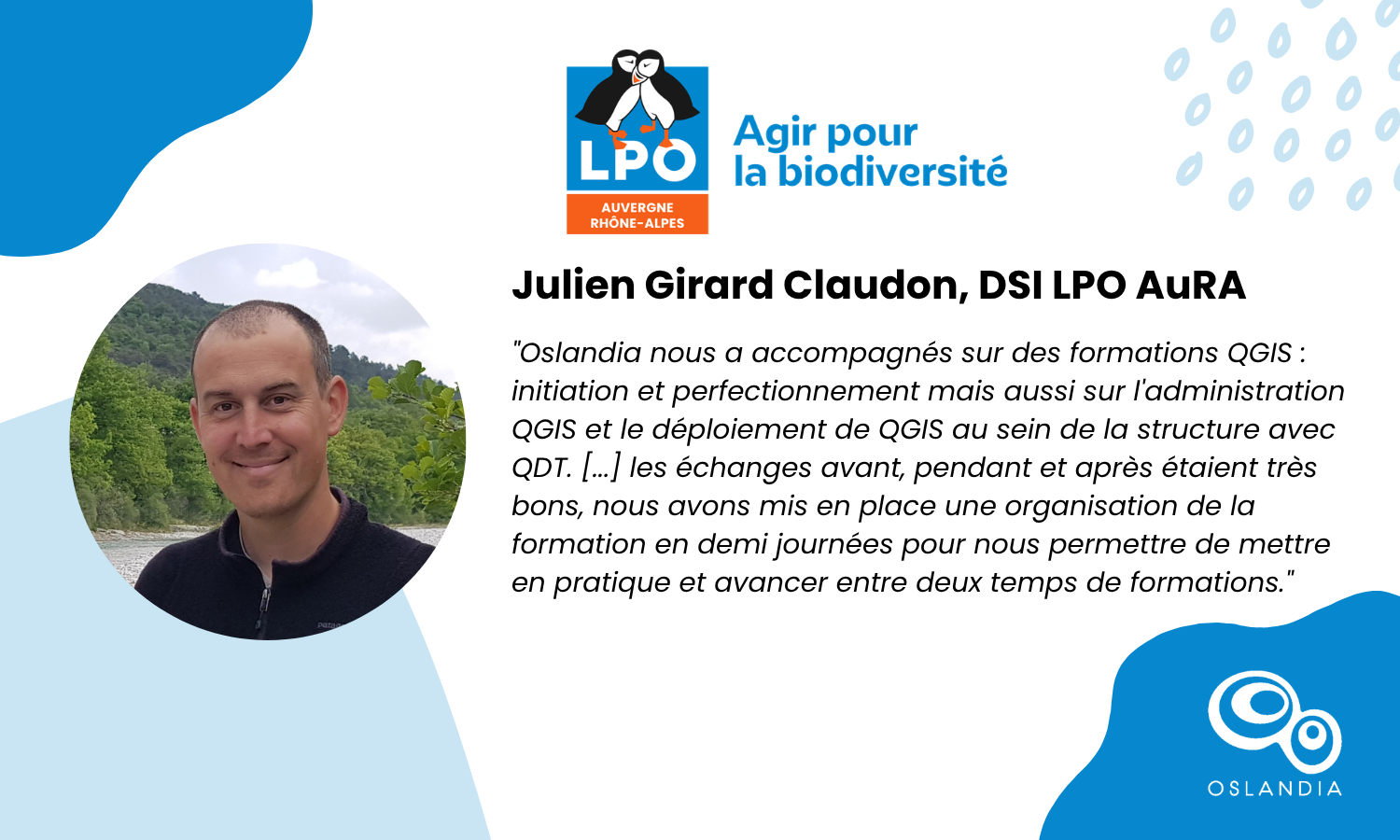 Oslandia - (Fr) [Témoignage client] Julien Girard Claudon, DSI LPO AuRA