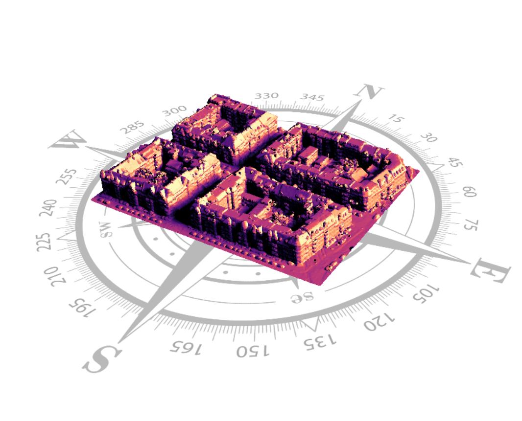 Average irradiance (in Watts/m²) for the period from 6 AM to 8 AM